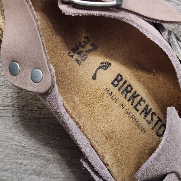 Birkenstock  Tokio Suede Leather  Faded-Purple - Picture 8 of 15